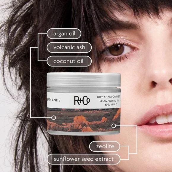 R+Co Badlands Dry Shampoo Paste - 2.2 oz - Picture 2 of 8